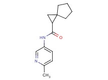 N-(6-methyl-3-pyridinyl)spiro[2.4]heptane-1-carboxamide trifluoroacetate