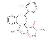 6-(2-chlorophenyl)-N,N,11-trimethyl-9-oxo-7,9-dihydro-6H-pyrido[2,1-d][1,5]benzothiazepine-8-carboxamide