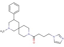9-[4-(1H-imidazol-1-yl)butanoyl]-2-methyl-4-phenyl-2,9-diazaspiro[5.5]undecane