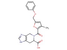5-[3-methyl-5-(phenoxymethyl)-2-furoyl]-4,5,6,7-tetrahydro-1H-imidazo[4,5-c]pyridine-6-carboxylic acid