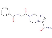 7-[(benzoylamino)acetyl]-5,6,7,8-tetrahydroimidazo[1,2-a]pyrazine-3-carboxamide