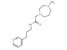 2-(4-methyl-1,4-diazepan-1-yl)-N-(3-pyridin-3-ylpropyl)acetamide