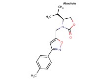 (4S)-4-isopropyl-3-{[3-(4-methylphenyl)isoxazol-5-yl]methyl}-1,3-oxazolidin-2-one