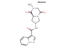 N-[(7R,8aS)-2-methyl-1,4-dioxooctahydropyrrolo[1,2-a]pyrazin-7-yl]pyrazolo[1,5-a]pyridine-3-carboxamide
