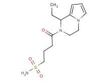 4-(1-ethyl-3,4-dihydropyrrolo[1,2-a]pyrazin-2(1H)-yl)-4-oxo-1-butanesulfonamide