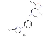 1-(3,5-dimethylisoxazol-4-yl)-N-[3-(3,5-dimethyl-1H-pyrazol-1-yl)benzyl]-N-methylmethanamine