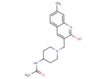 N-{1-[(2-hydroxy-7-methyl-3-quinolinyl)methyl]-4-piperidinyl}acetamide