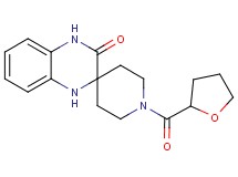 1-(tetrahydro-2-furanylcarbonyl)-1',4'-dihydro-3'H-spiro[piperidine-4,2'-quinoxalin]-3'-one