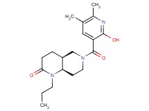 rel-(4aS,8aR)-6-[(2-hydroxy-5,6-dimethyl-3-pyridinyl)carbonyl]-1-propyloctahydro-1,6-naphthyridin-2(1H)-one