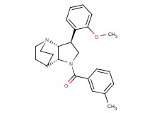 (2R*,3S*,6R*)-3-(2-methoxyphenyl)-5-(3-methylbenzoyl)-1,5-diazatricyclo[5.2.2.0~2,6~]undecane