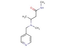 N-methyl-3-[methyl(pyridin-4-ylmethyl)amino]butanamide