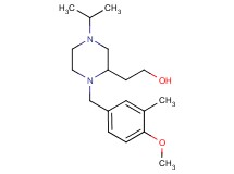 2-[4-isopropyl-1-(4-methoxy-3-methylbenzyl)-2-piperazinyl]ethanol