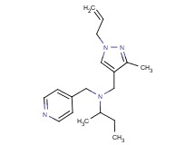 N-[(1-allyl-3-methyl-1H-pyrazol-4-yl)methyl]-N-(pyridin-4-ylmethyl)butan-2-amine