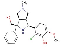 2-chloro-3-[(1S*,3S*,3aR*,6aS*)-3-(hydroxymethyl)-5-methyl-3-phenyloctahydropyrrolo[3,4-c]pyrrol-1-yl]-6-methoxyphenol