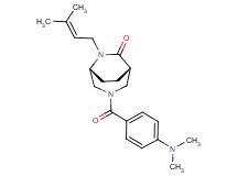 (1S*,5R*)-3-[4-(dimethylamino)benzoyl]-6-(3-methyl-2-buten-1-yl)-3,6-diazabicyclo[3.2.2]nonan-7-one