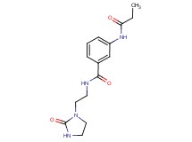 N-[2-(2-oxoimidazolidin-1-yl)ethyl]-3-(propionylamino)benzamide