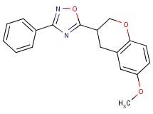 5-(6-methoxy-3,4-dihydro-2H-chromen-3-yl)-3-phenyl-1,2,4-oxadiazole