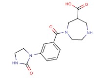 1-[3-(2-oxoimidazolidin-1-yl)benzoyl]-1,4-diazepane-6-carboxylic acid