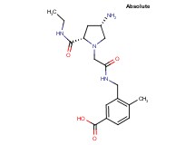3-{[({(2S,4S)-4-amino-2-[(ethylamino)carbonyl]pyrrolidin-1-yl}acetyl)amino]methyl}-4-methylbenzoic acid