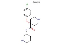 4-(4-chlorophenoxy)-N-[(3R)-piperidin-3-yl]piperidine-4-carboxamide