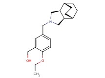 {5-[(1R*,2R*,6S*,7S*)-4-azatricyclo[5.2.2.0~2,6~]undec-4-ylmethyl]-2-ethoxyphenyl}methanol
