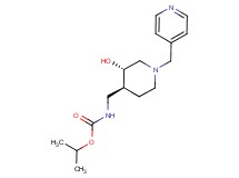 isopropyl {[(3S*,4S*)-3-hydroxy-1-(pyridin-4-ylmethyl)piperidin-4-yl]methyl}carbamate