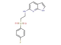 N-{2-[(4-fluorophenyl)sulfonyl]ethyl}-1H-pyrrolo[2,3-b]pyridin-6-amine