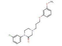 1-(3-chlorophenyl)-4-[3-(3-methoxyphenoxy)propyl]-2-piperazinone