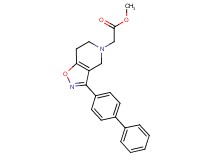 methyl (3-biphenyl-4-yl-6,7-dihydroisoxazolo[4,5-c]pyridin-5(4H)-yl)acetate
