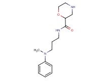 N-{3-[methyl(phenyl)amino]propyl}-2-morpholinecarboxamide dihydrochloride