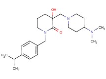 3-{[4-(dimethylamino)piperidin-1-yl]methyl}-3-hydroxy-1-(4-isopropylbenzyl)piperidin-2-one