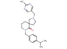 7-(4-isopropylbenzyl)-2-[(2-methyl-5-pyrimidinyl)methyl]-2,7-diazaspiro[4.5]decan-6-one