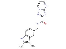 N-[(2,3-dimethyl-1H-indol-5-yl)methyl][1,2,4]triazolo[1,5-a]pyrimidine-2-carboxamide