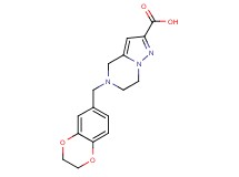 5-(2,3-dihydro-1,4-benzodioxin-6-ylmethyl)-4,5,6,7-tetrahydropyrazolo[1,5-a]pyrazine-2-carboxylic acid
