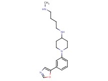 N-methyl-N'-{1-[3-(1,3-oxazol-5-yl)phenyl]-4-piperidinyl}-1,4-butanediamine dihydrochloride
