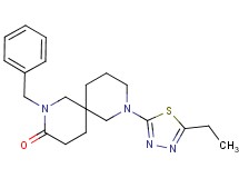 2-benzyl-8-(5-ethyl-1,3,4-thiadiazol-2-yl)-2,8-diazaspiro[5.5]undecan-3-one