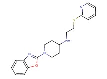 1-(1,3-benzoxazol-2-yl)-N-[2-(pyridin-2-ylthio)ethyl]piperidin-4-amine