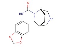 rel-(1R,5S)-N-1,3-benzodioxol-5-yl-3,6-diazabicyclo[3.2.2]nonane-6-carboxamide hydrochloride