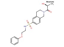 2-[(2S)-2-hydroxypropanoyl]-N-(2-phenoxyethyl)-1,2,3,4-tetrahydroisoquinoline-6-sulfonamide