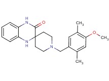 1-(4-methoxy-2,5-dimethylbenzyl)-1',4'-dihydro-3'H-spiro[piperidine-4,2'-quinoxalin]-3'-one