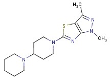 1'-(1,3-dimethyl-1H-pyrazolo[3,4-d][1,3]thiazol-5-yl)-1,4'-bipiperidine