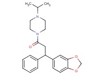 1-[3-(1,3-benzodioxol-5-yl)-3-phenylpropanoyl]-4-isopropylpiperazine