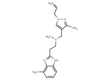 N-[(1-allyl-3-methyl-1H-pyrazol-4-yl)methyl]-N-methyl-2-(4-methyl-1H-benzimidazol-2-yl)ethanamine