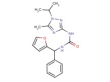 N-[2-furyl(phenyl)methyl]-N'-(1-isopropyl-5-methyl-1H-1,2,4-triazol-3-yl)urea