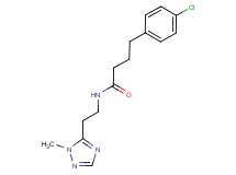4-(4-chlorophenyl)-N-[2-(1-methyl-1H-1,2,4-triazol-5-yl)ethyl]butanamide