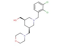 [(3R*,5S*)-1-(2,3-dichlorobenzyl)-5-(morpholin-4-ylmethyl)piperidin-3-yl]methanol