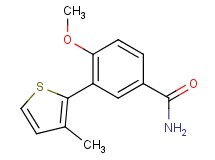 4-methoxy-3-(3-methyl-2-thienyl)benzamide