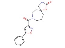 8-[(5-phenyl-3-isoxazolyl)carbonyl]-1-oxa-3,8-diazaspiro[4.6]undecan-2-one