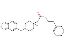 6-(2,1,3-benzothiadiazol-5-ylmethyl)-N-[2-(1-cyclohexen-1-yl)ethyl]-6-azaspiro[2.5]octane-1-carboxamide