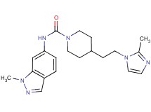 4-[2-(2-methyl-1H-imidazol-1-yl)ethyl]-N-(1-methyl-1H-indazol-6-yl)piperidine-1-carboxamide